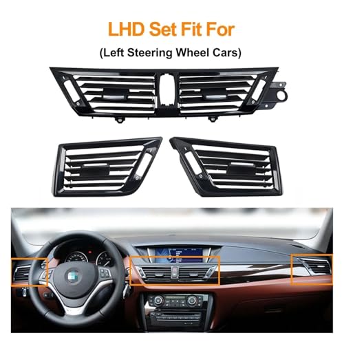 Rejilla Central AC para BMW X1 E84 RHD Panel de Aire Acondicionado Desgastado 3