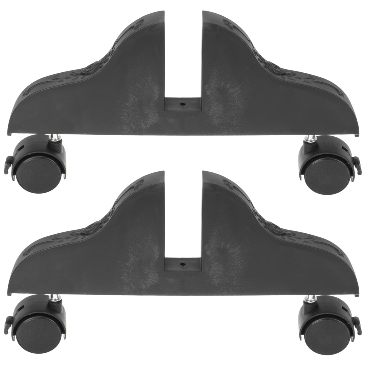 Base di supporto per paraventi e divisori di ambienti, piedi divisori per schermo per casa e ufficio, 2 pezzi, 30 x 15 x 2,5 cm, per creare spazi privati