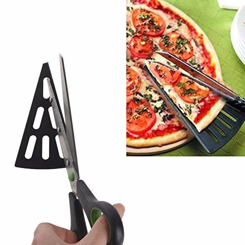 SEAHAVEN Stainless Steel Cutlery Kitchen Shears Multifunction Pizza Scissors Cutter Slicer Knife 3