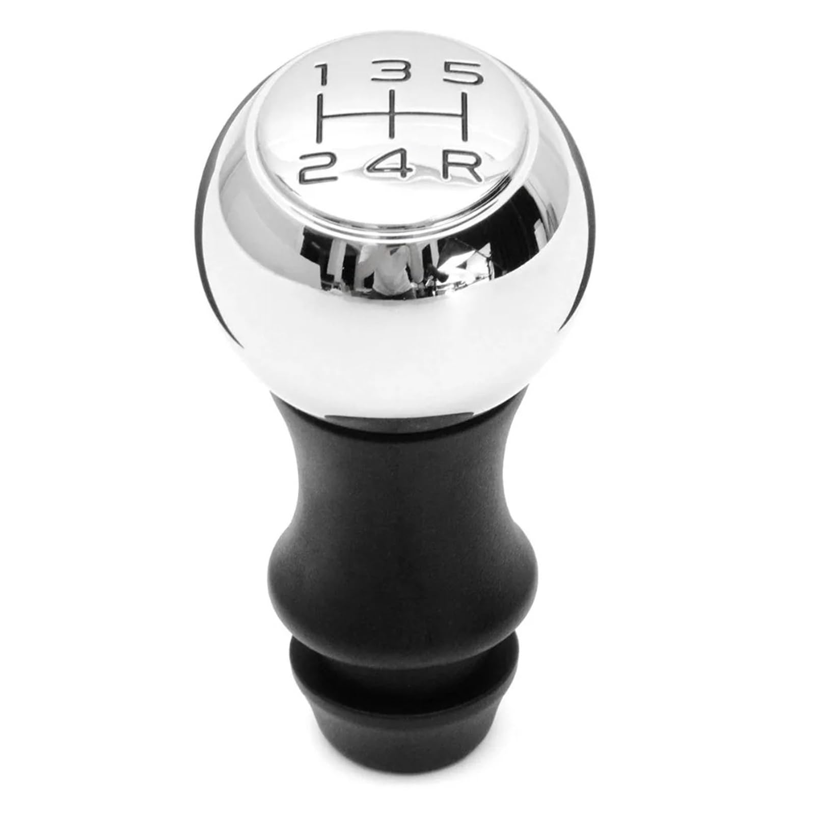 Xexjhqq 5-Speed Chromed Gear Stick Knob For Citroen For Sega For C4l For C2 For C5 For C3 5 6 Speed Gear Shift Knob(5-Speed Chromed)