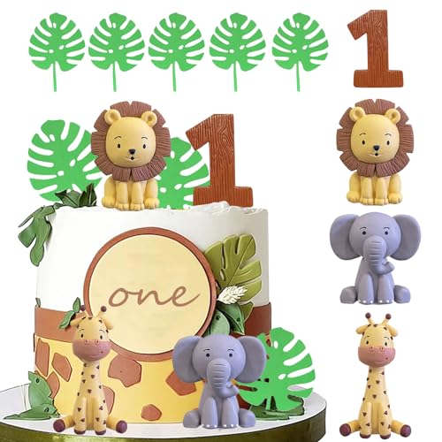 Opiniones y reviews de Pasteles chedraui de esta semana. 41 Safari - Decoración para tartas de animales salvajes, decoración de pastel con jirafa de león, elefante, cebra para animales salvajes, decoración de pasteles de cumpleaños...