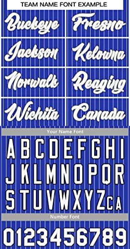 Custom Stripe Baseball Jersey Hip Hop Shirts Stitched Personalized Team Name Number for Men/Women/Youth miniatura 5