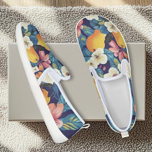 Modysero Comfortable Wide Toe Slip On Loafers Shoes for Women Mesh Flats Shoes Fashion Lightweight Walking Sneakers4