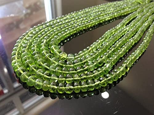 Peridot en perles naturelles 8-4mm LKBEADS fil de 8 pouces pour fabrication bijoux