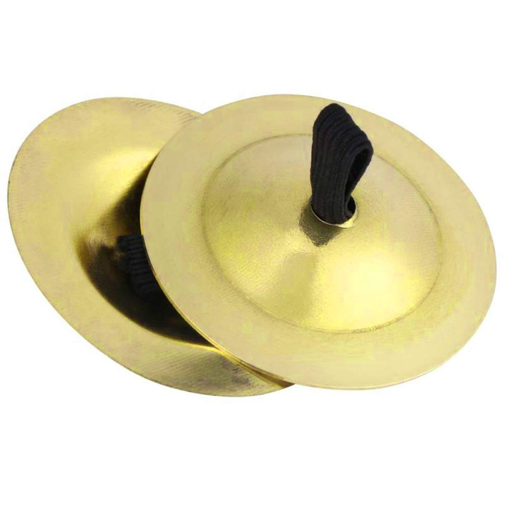 Platillos Para Dedos Gewa – Danza Del Vientre, Latón Dorado – Par, Sonido Agradable, Fácil De Sujetar