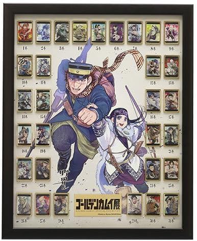ゴールデンカムイ展 全巻 ピンズ セット ゴールデンカムイ 額装付き ゴールデンカムイ』額装付き全巻ピンズセット＜ゴールデンカムイ展
