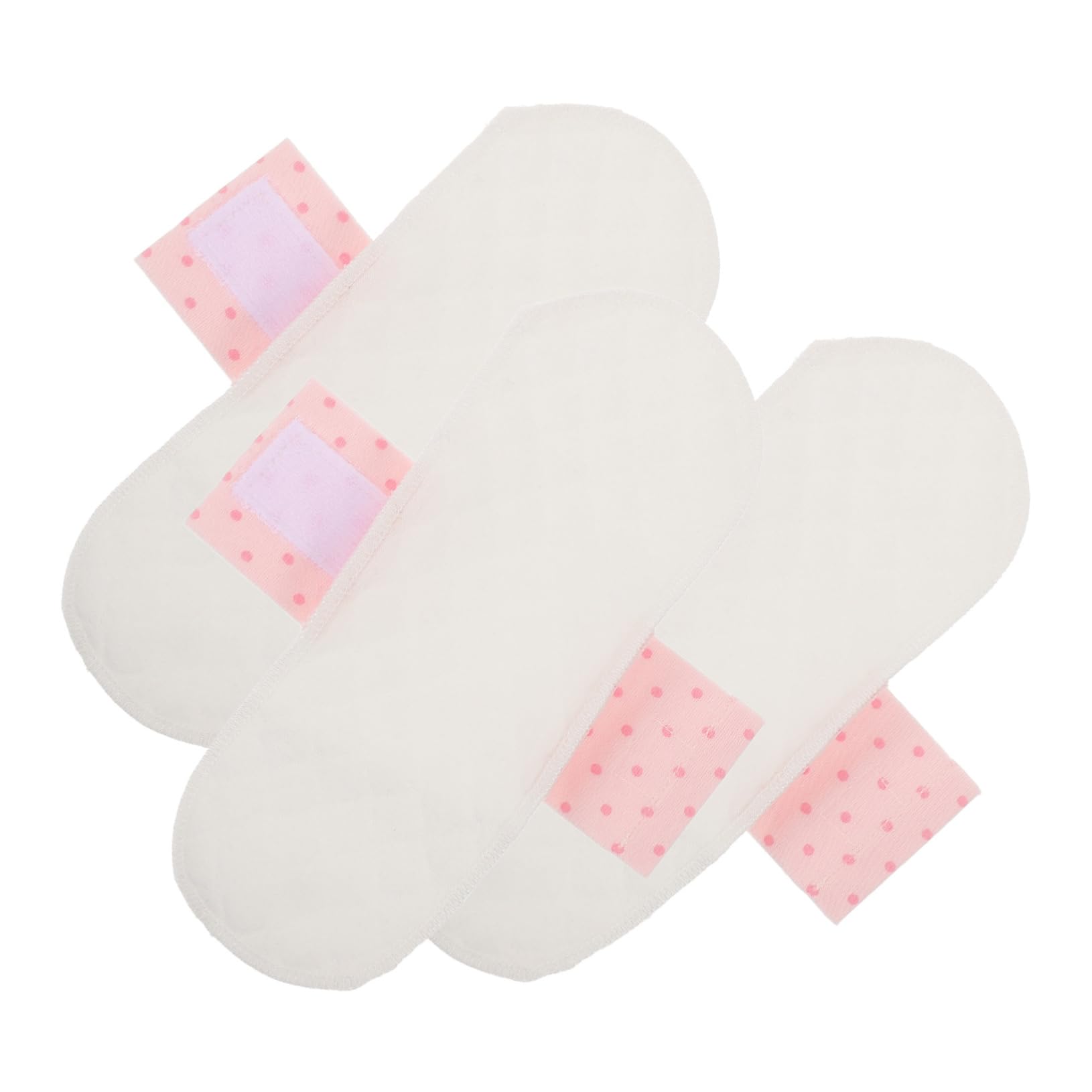 Anneome 15piezas Almohadillas Menstruales De Algodón Reutilizables Femeninos Absorbentes y Transpirables Para Viajes y Uso Diario Impermeables y Suaves