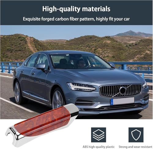 DASHDYNAMO Store DASHDYNAMO Carbon Fibre Car Handbrake Cover - Image 7