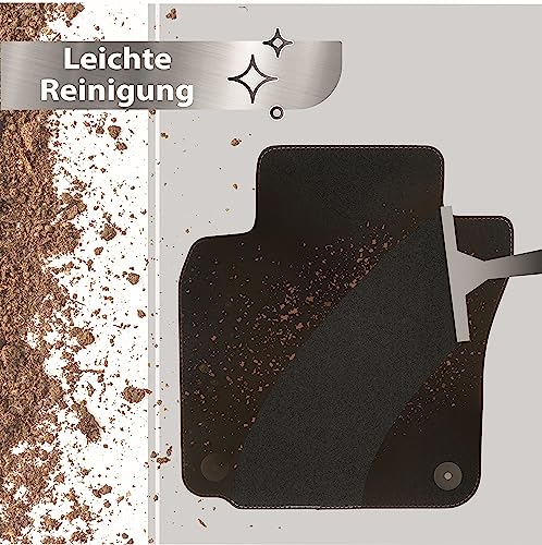 Tapis de sol anti-dérapant VW Golf 6 Cabriolet velours robuste