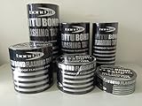 2 x - 100mm x 10m BondIt Flashing Tape Flash Band Roofing Repair Self Adhesive