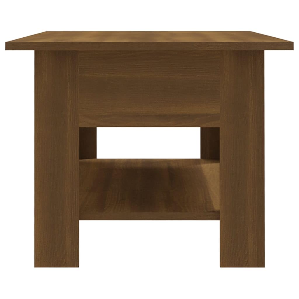 Couchtisch Braun Eichen-Optik 102x55x42 cm Spanplatte