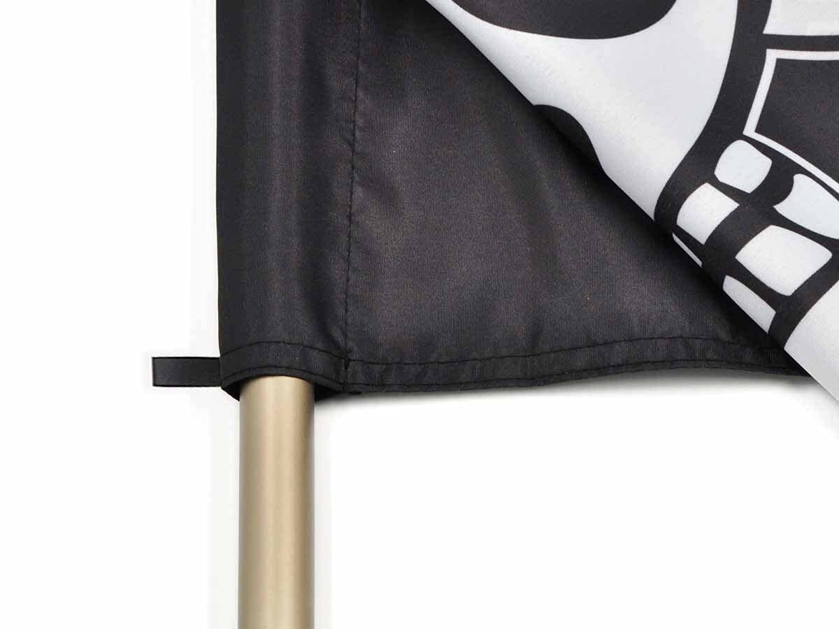 Bandiera di One Piece con Jolly Roger | Bandiera della fascia di cappello di paglia di Monkey D. Ruffy, 97 x 64 cm