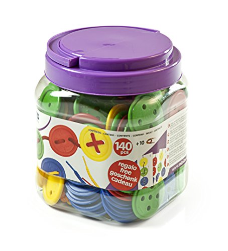 Miniland Educational 154221 - Juego de Costura, 140 Piezas, Multicolor (154221)