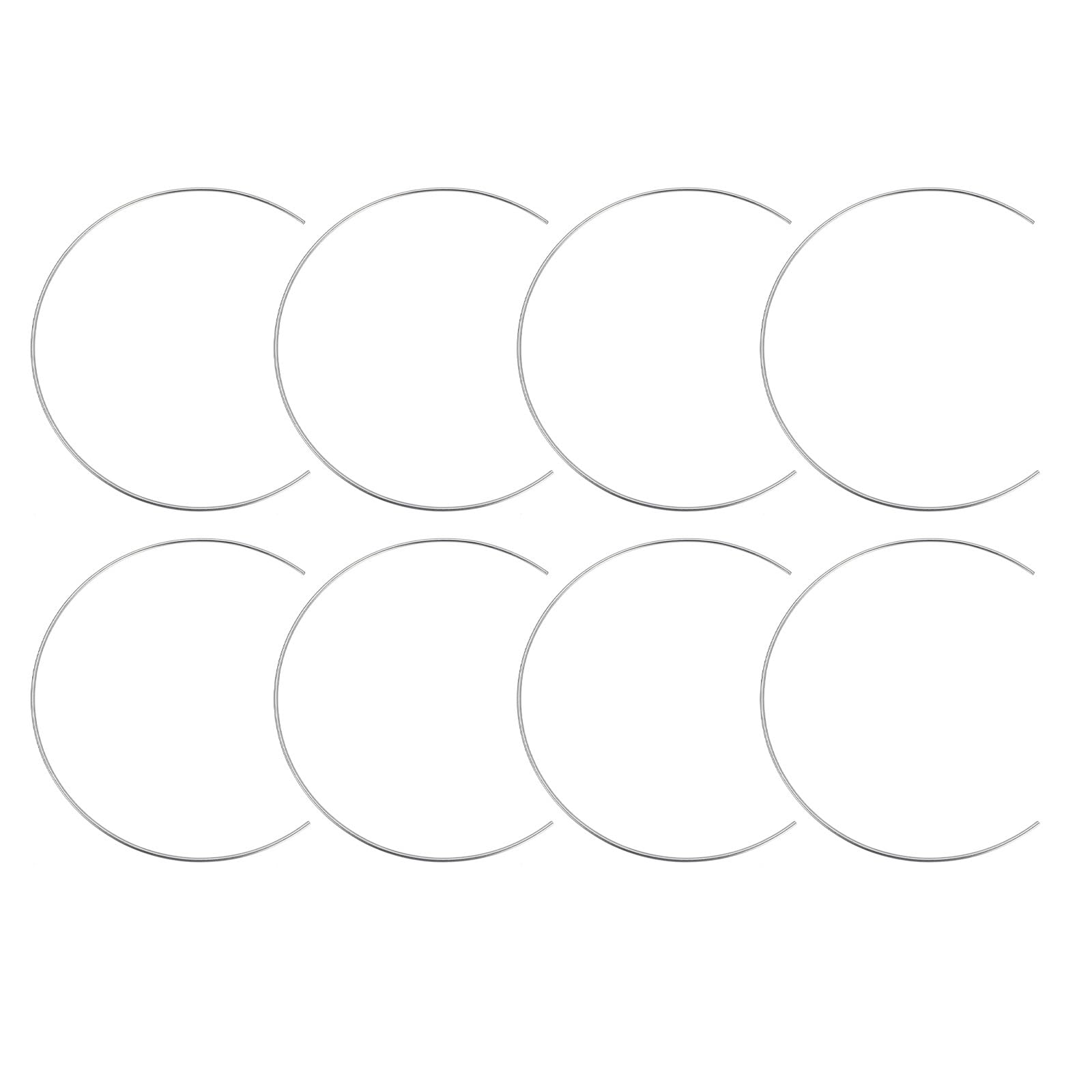 ABOOFAN 8pcs Dreamcatcher Ring DIY Dreamcatcher Frame Dreamcatcher Making Prop Craft DIY Half Circle Handicraft DIY Iron Half Ring Dreamcatcher Making Frame Dream Catcher Making Tool