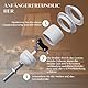 Lamptobe DIY Lampe mit Kabel, E27 Lampenfassung Kit Für Tischlampen E27 Fassung Mit 1.8M Kabel DIY Lampenfassung mit Schalter - Weiß - 2er pack