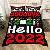 Dimensions : cette parure de lit décorative ne comprend pas de couette ou de couette, taille simple (1 housse de couette : 134,6 x 200,7 cm, 1 taie d'oreiller : 50,8 x 76,2 cm), taille double (1 housse de couette : 200,7 x 200,7 cm, 2 taies d'oreiller : 50,8 x 76,2 cm. King size (1 x Housse de couette 218,4 x 228,6 cm ; 2 taies d'oreiller 50,8 x 76,2 cm ; super king size (1 housse de couette 218,4 x 259,1 cm ; 2 taies d'oreiller 50,8 x 76,2 cm).