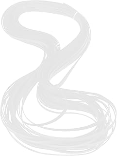 HOMSFOU 1Roll Pe Rattan Repair Kit Flexible Plastic Weaving Material for Chair Restoration DIY Furniture Repair Compatible with Patio and Lounge Chairs Aesthetic Finish