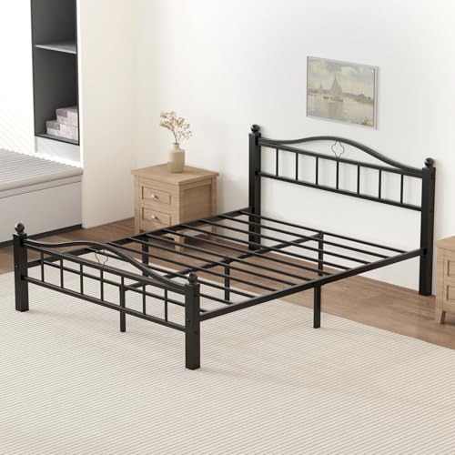 Image of Metal Queen Bed Frame with Headboard