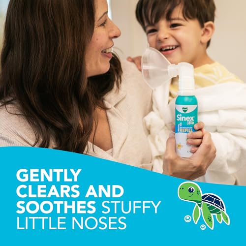 Vicks Sinex Kids Saline Easy Mist, Drug Free Saline, Ages 1 Month+, Gently Clears and Soothes Everyday Stuffy Noses, Safe for Daily Use, 1.7 OZ - image 6