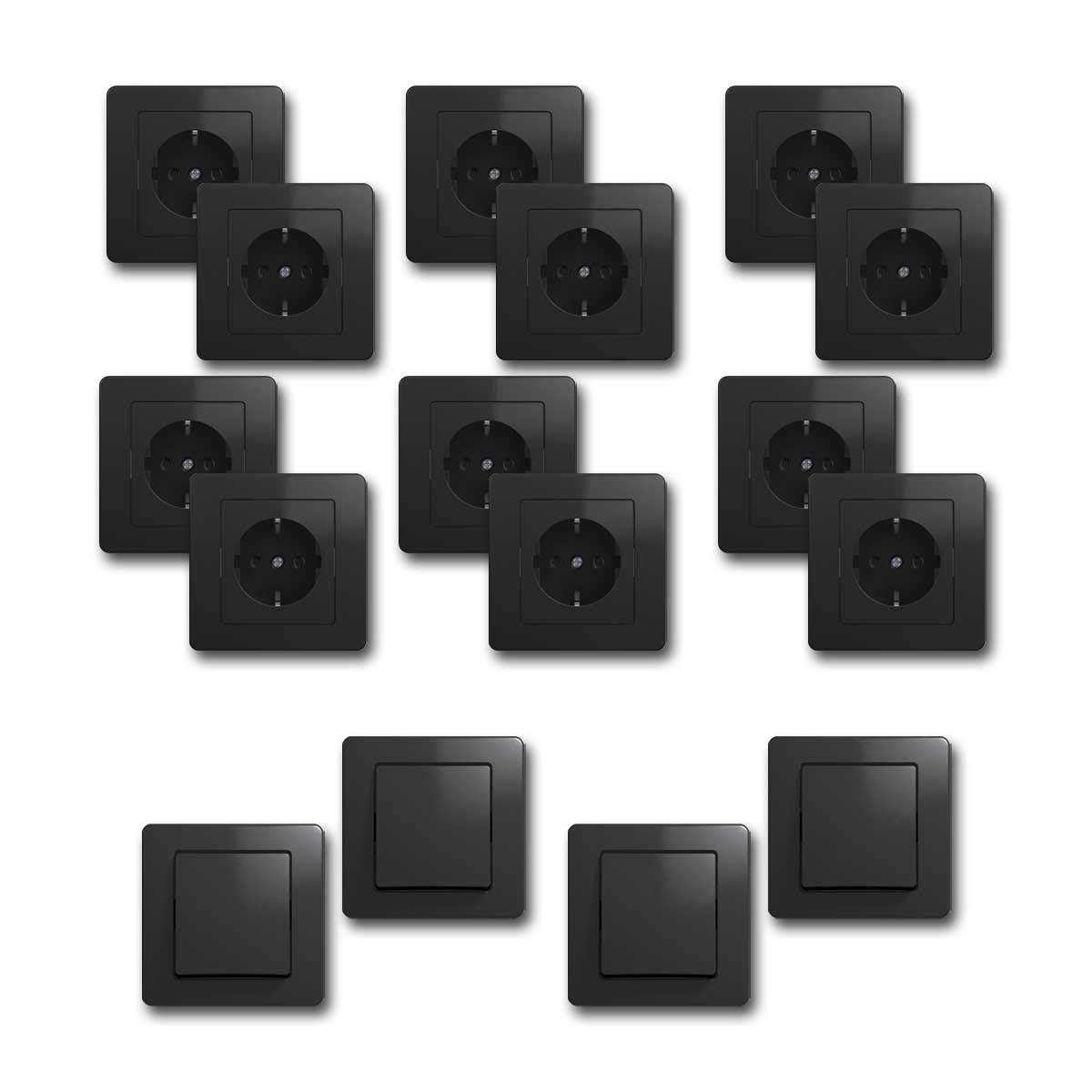 EKONOMIK Starter-Kit, 16er Set, UP, anthrazit