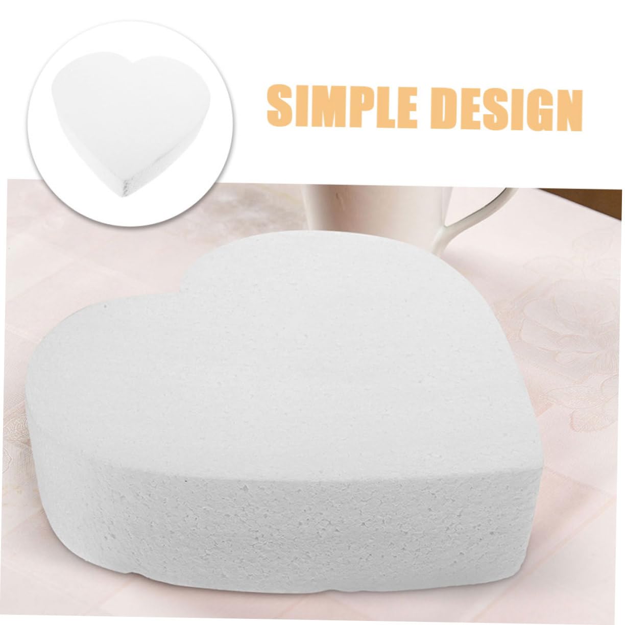 TOPBATHY Décorations Gâteaux Cœur Mousse Modèle Décoration Pâtisserie Accessoires Fête Outils Formation Gâteaux Décoratifs