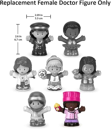 Miniatura 2 de Pieza de repuesto para Fisher-Price Little People Playset – Figura de repuesto para chef/panadero ~ Inspirado en Barbie You Can Be Anything