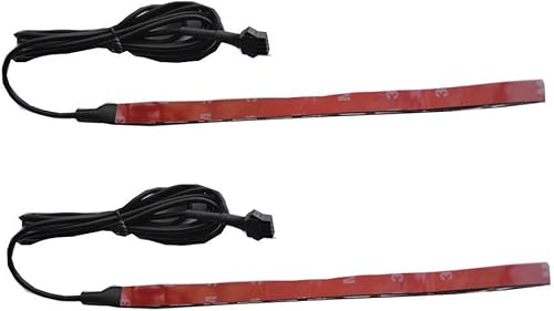 Miniatura 3 de Kingshowstar 2 luces LED de 8 pulgadas, 12 luces LED flexibles multicolor 5050 SMD Flex RGB para motocicleta, ATV, coche, 2 unidades