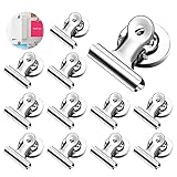 clip imantado 【Paquete】: 12 x Clips magnéticos de metal, tamaño: 40 x 30mm, para satisfacer sus necesidades diarias.