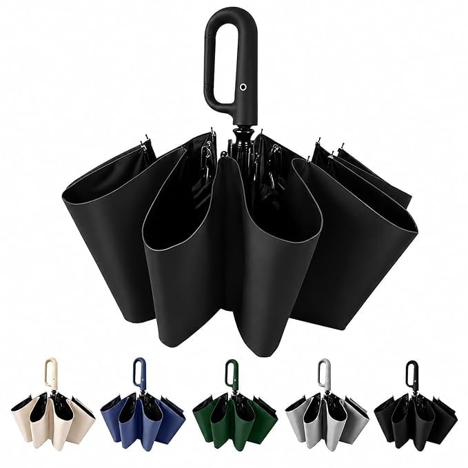 Umbrella for Rain Big Size - Windproof UV Protection Compact Folding Umbrella for Men, Women, Girls & Kids-picture-41