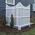 36in H x 45in W (2 Panels) No Dig Enclo Huntersville White Vinyl Privacy Screen, Outdoor Privacy Panels, Trash Can Enclosure, Air Conditioner Fence, Pool Equipment Enclosure, ZP19036