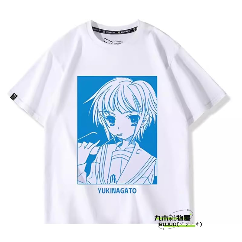 Amazon.co.jp: Tシャツ 涼宮ハルヒの憂鬱 半袖 団長 涼宮ハルヒ 長門