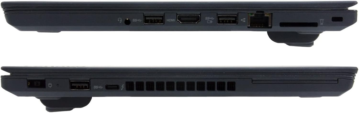 Lenovo Thinkpad T470 Business Laptop, 14" FHD (1920x1080), Intel Core i5-6300U, 8 GB RAM, SSD da 256 GB, tastiera US QWERTY Windows 11 Pro (ricondizionato)