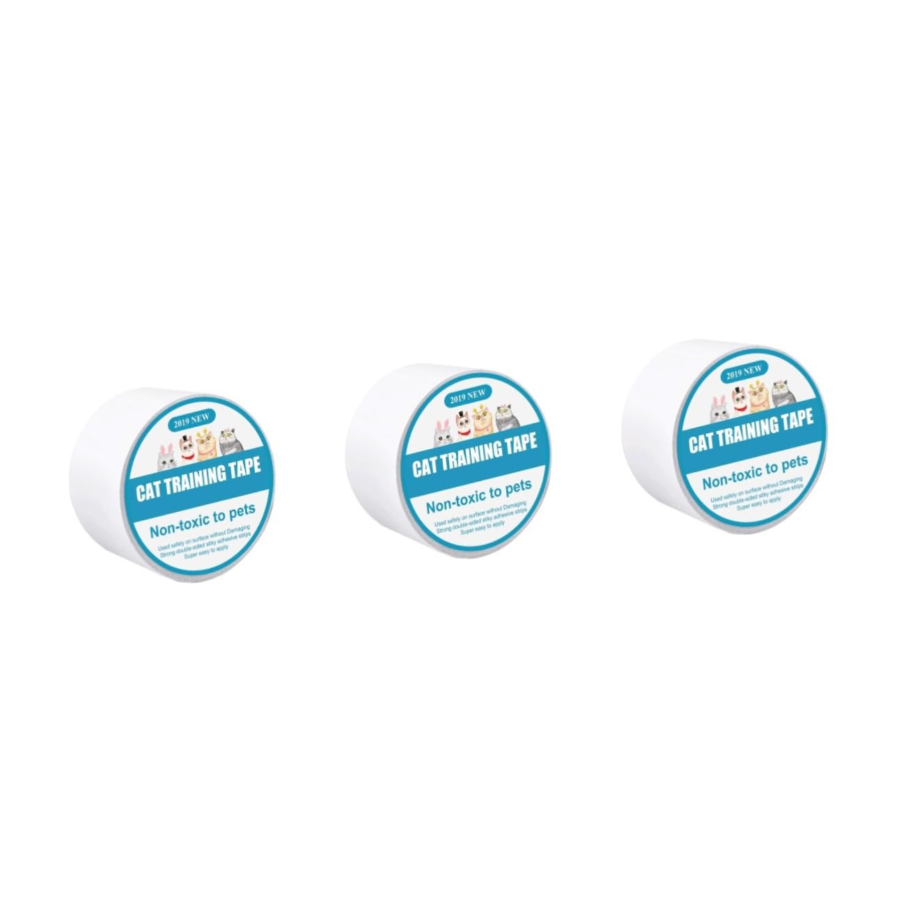Sticker protecteur pour canapé en lot de 3 pièces transparentes
