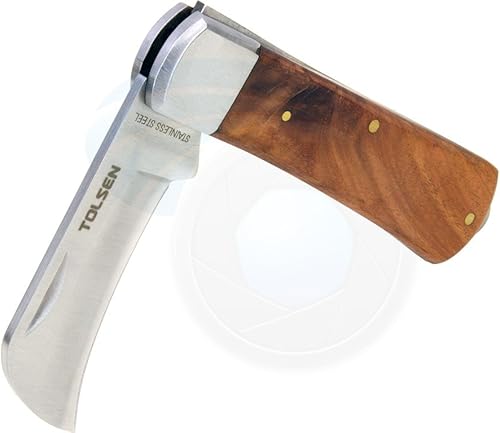 Miniatura 3 de TOLSEN Electricistas bolsillo cable pelacables desollar cuchillo utilidad hoja