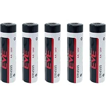 KAKAA Pack of 5 3.6V 2700mAh EVE ER14505 AA Lithium Li-SOCl2 Battery Non Rechargeable