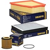 SCT Germany Inspektionspaket Wartungspaket Filterset 1 x Luftfilter 1 x Innenraumfilter mit Aktivkohle 1 x Ölfilter