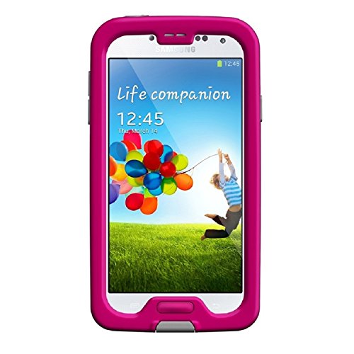 LifeProof FRĒ Samsung Galaxy S4 Waterproof Case - Retail Packaging - MAGENTA/GREY