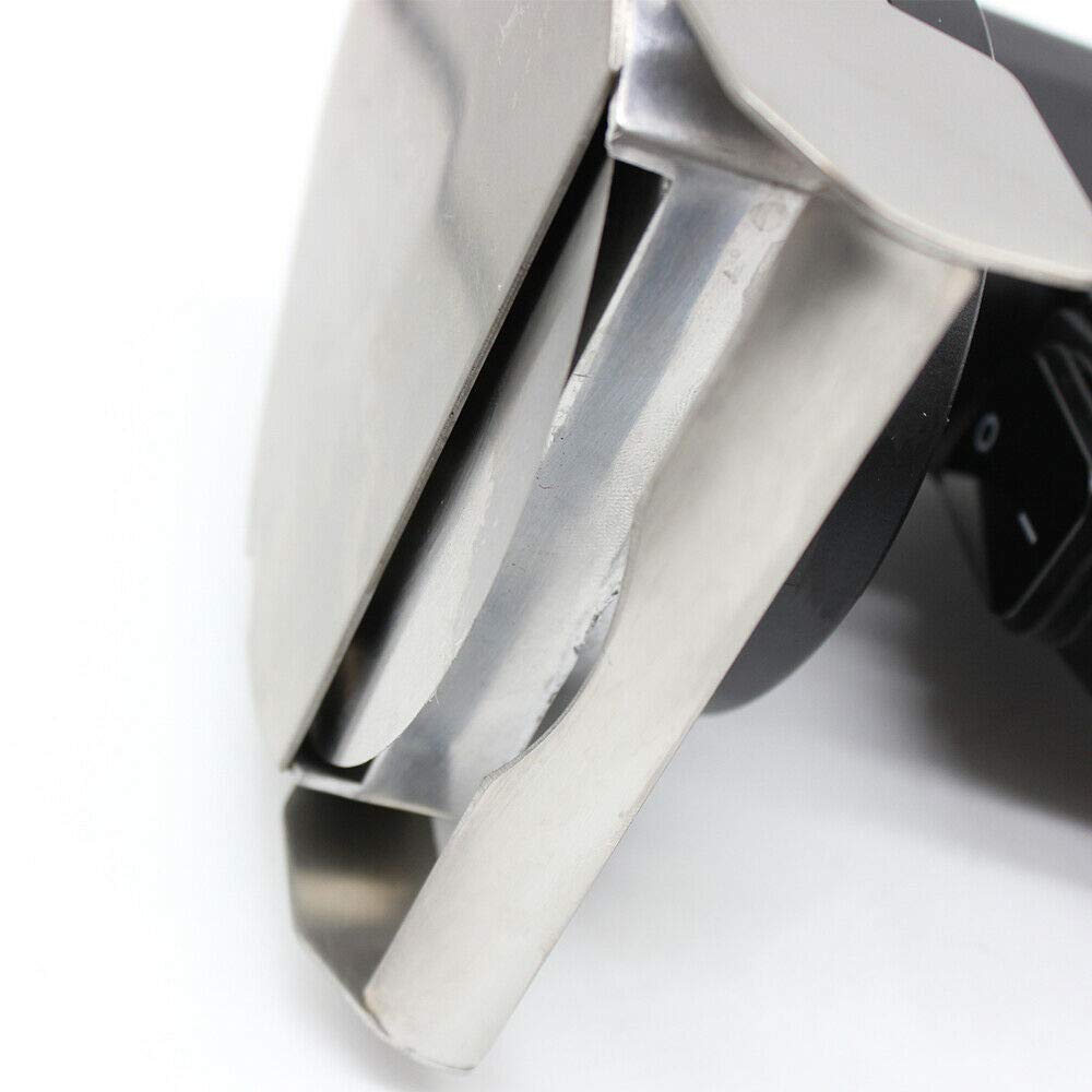 Kebab - Coltello elettrico per elettrico, 80 W, in acciaio inox 304 (regolabile da 1 a 8 mm)