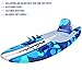 WAVESTORM 9ft6 SUP Kayak Hybrid Stand Up Paddleboard Foam Soft Top SUP for Adults and Kids of All Levels of Paddling Kayak,Blue