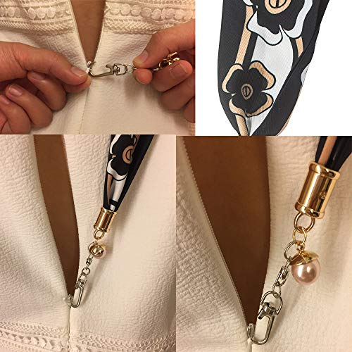Black Zipper Puller for Dress and Boots Jewelry Design Zipper Helper Zip Up and Down Pull Assistant with Easy Zip Aid Puller by Yourself