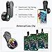 (Upgraded Version) HD Phone Camera Lens, 3 in 1 Phone Lens Kit for iPhone, 185°Fisheye Lens, 0.6X Wide Angle Lens, 15X Macro Lens for TIK Tok Video, Live Show, Video Chat, Vlog, Broadcase, etc