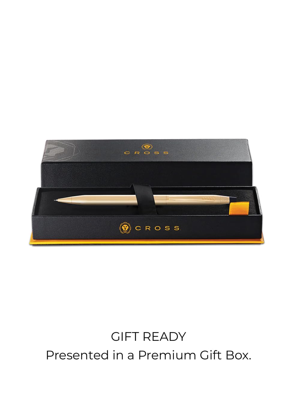 Cross Classic Century Refillable Pencil Presented in a Luxury Gift Box - Medium Point, Black Ink, Gold - Image 2