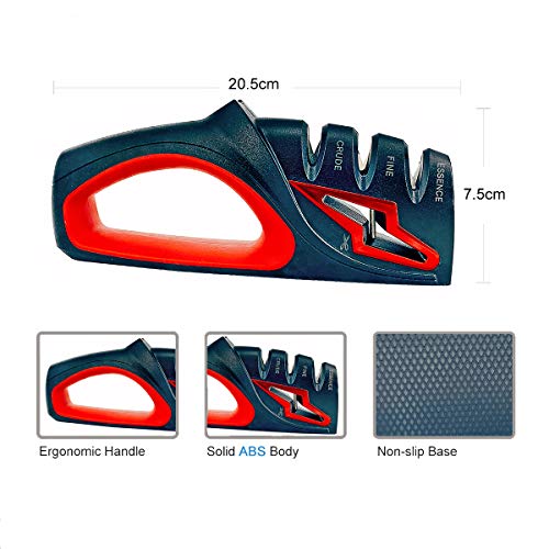 image for LifHap Knife Sharpener - Kitchen Professional 4 in 1 Blade and Scissor