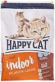 Happy Cat Indoor Adult Atlantik-Lachs, 1er Pack (1 x 4 kg)