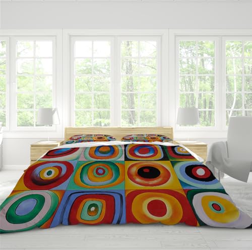 Housse de couette 240 x 220 cm anti-teint terne pour lit double - 4