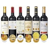 【ALL 金賞 ダブル・トリプル (格上入) 飲み比べ】赤ワイン6本セット フランスボルドー産 ソムリエ厳選(ミディアム)750ml×6本