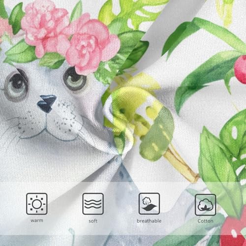 Stylish Girls Underwear Toddler 2t Cotton Panties for Girl Cute Cartoon Seals Flower Kids Briefs Undies3