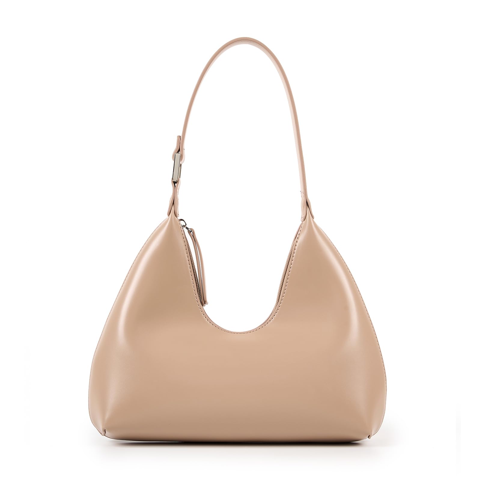 Crescent Bag Shoulder Bag Trendy Purses for Women 2026 with Zipper Closure