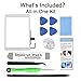 for iPad 6 (6th Gen 2018) A1893 A1954 Screen Replacement Glass Touch Digitizer Repair Kit with Home Button & Tools - Only for iPad 6 6th Generation (White)