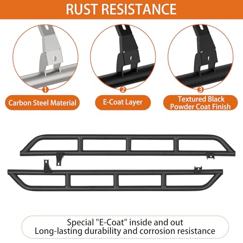 Estribos Rock Sliders para Toyota 4Runner 2003-2009 miniatura 7